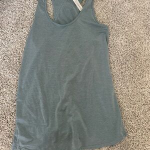 Lululemon Athletica Green Sleeveless Tank Top